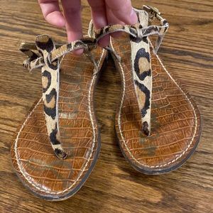 Sam Edelman Leopard Print Sandals